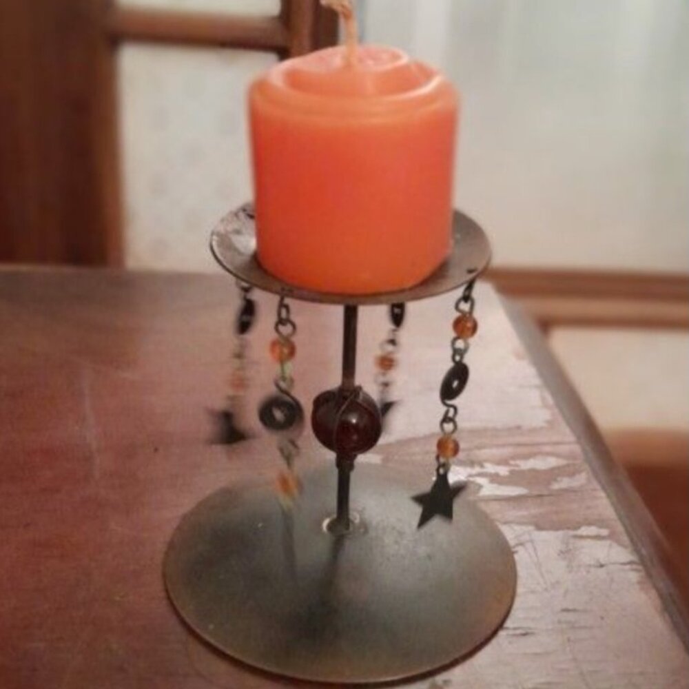 Decorative Candle with Holder